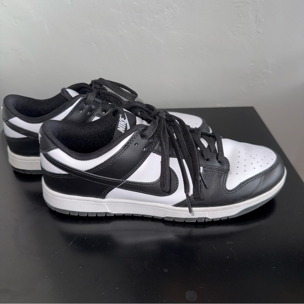 Nike Men’s Dunk Low  Black and White 11